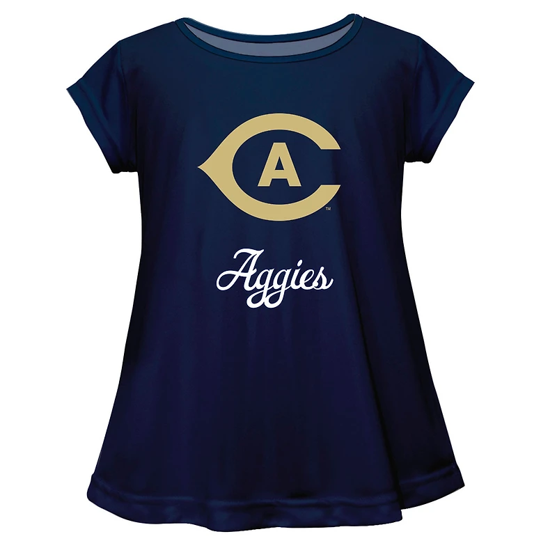 Youth Vive La Fete Navy UC Davis Aggies Toddler A-Line Top