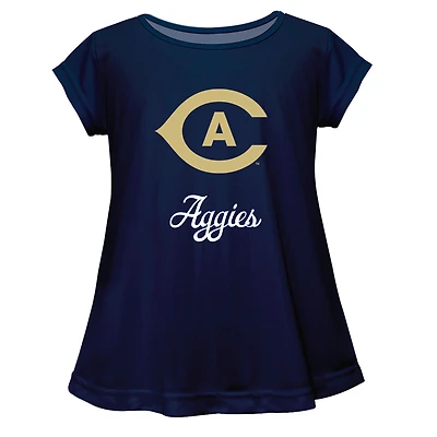Youth Vive La Fete  Navy UC Davis Aggies Toddler A-Line Top