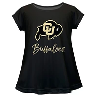 Youth Vive La Fete  Black Colorado Buffaloes Toddler A-Line Top
