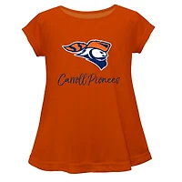 Youth Vive La Fete  Orange Carroll University Pioneers Toddler A-Line Top
