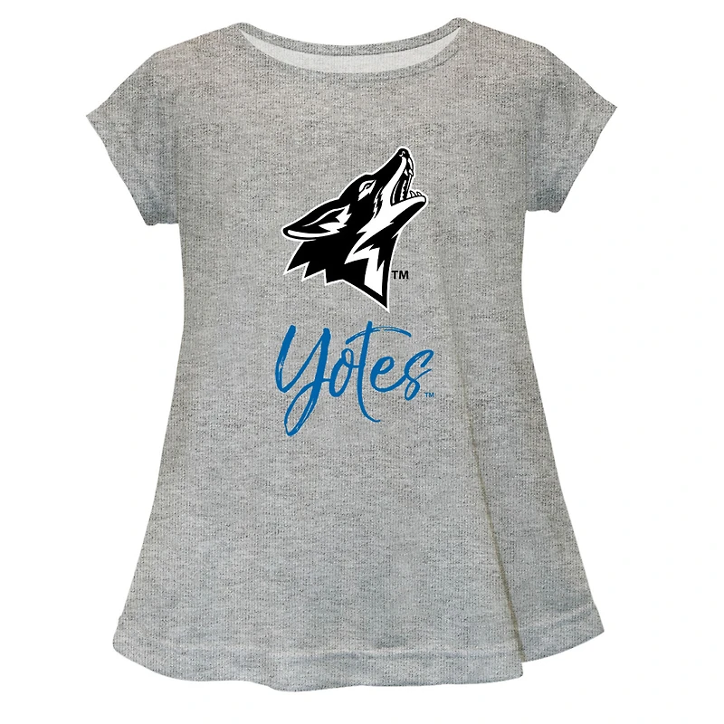 Youth Vive La Fete  Gray Cal State San Bernardino Coyotes Toddler A-Line Top