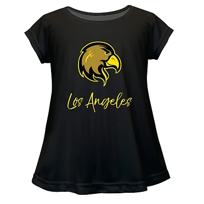 Youth Vive La Fete  Black Cal State L.A. Golden Eagles Toddler A-Line Top