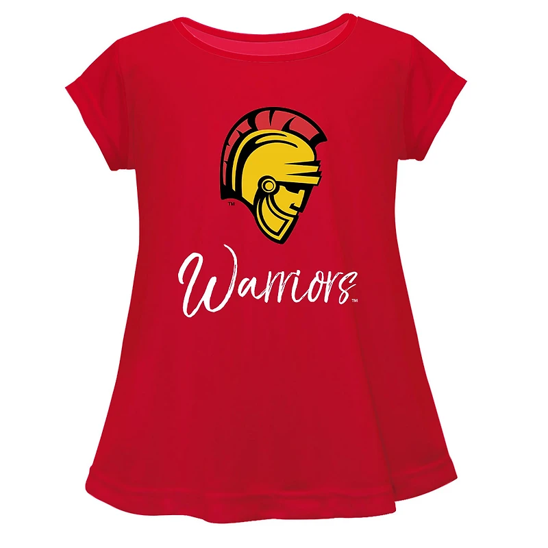 Youth Vive La Fete  Red Cal State Stanislaus Warriors Toddler A-Line Top