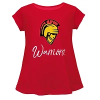 Youth Vive La Fete  Red Cal State Stanislaus Warriors Toddler A-Line Top
