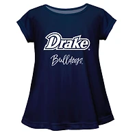Youth Vive La Fete  Navy Drake Bulldogs Toddler A-Line Top