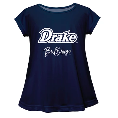 Youth Vive La Fete  Navy Drake Bulldogs Toddler A-Line Top
