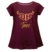 Youth Vive La Fete  Maroon Cal State Dominguez Hills Toros Toddler A-Line Top