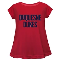 Youth Vive La Fete  Red Duquesne Dukes Toddler A-Line Top