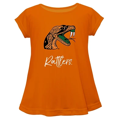 Youth Vive La Fete  Orange Florida A&M Rattlers Toddler A-Line Top