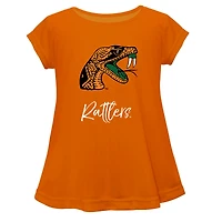 Youth Vive La Fete  Orange Florida A&M Rattlers Toddler A-Line Top