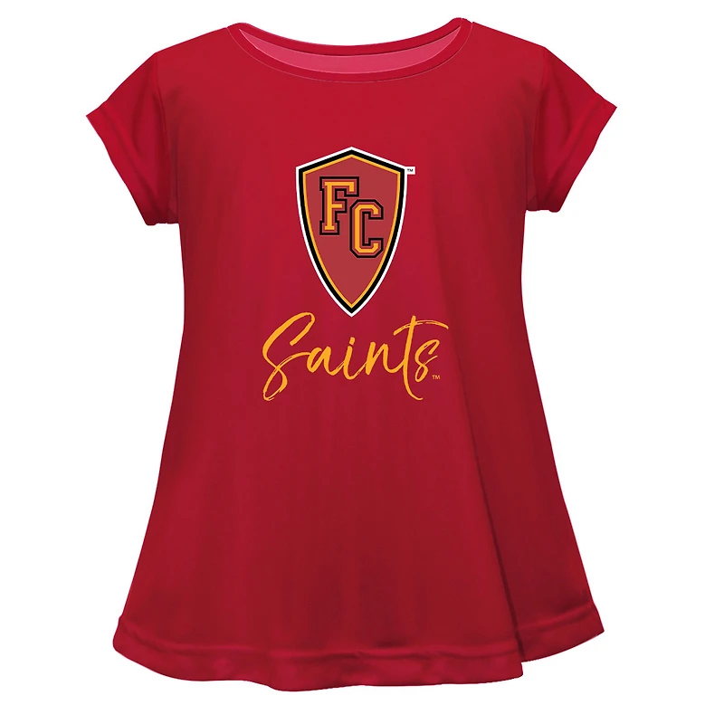 Youth Vive La Fete  Crimson Flagler Saints Toddler A-Line Top