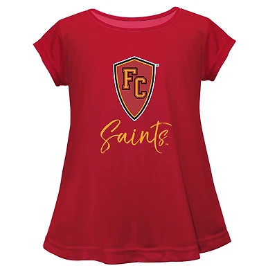Youth Vive La Fete  Crimson Flagler Saints Toddler A-Line Top