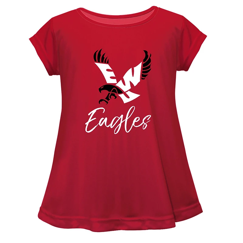 Youth Vive La Fete  Red Eastern Washington Eagles Toddler A-Line Top