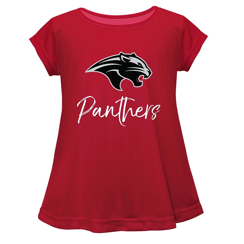 Youth Vive La Fete  Red Florida Tech Panthers Toddler A-Line Top