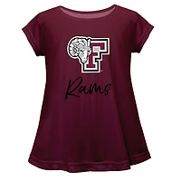 Youth Vive La Fete  Maroon Fordham Rams Toddler A-Line Top