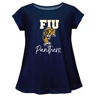 Youth Vive La Fete  Navy FIU Panthers Toddler A-Line Top