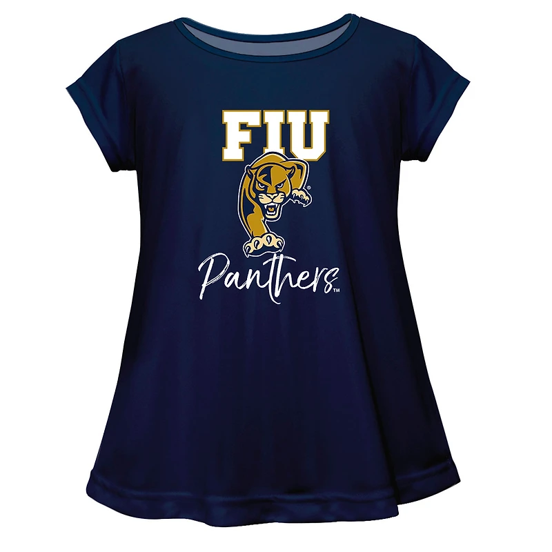 Youth Vive La Fete Navy FIU Panthers Toddler A-Line Top