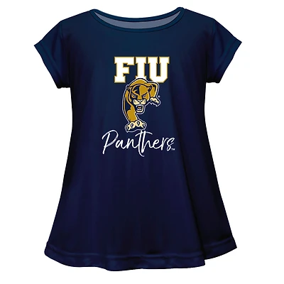 Youth Vive La Fete  Navy FIU Panthers Toddler A-Line Top