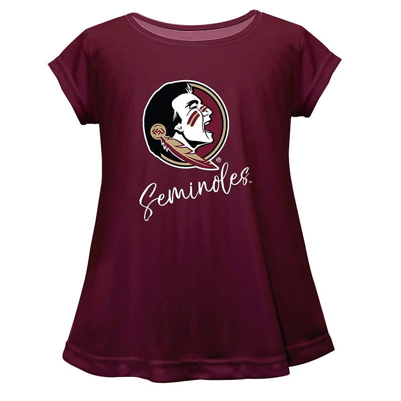 Youth Vive La Fete  Garnet Florida State Seminoles Toddler A-Line Top