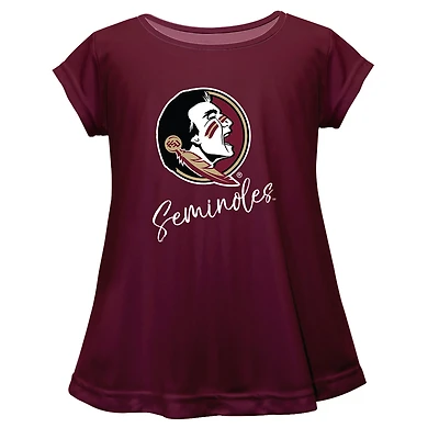 Youth Vive La Fete  Garnet Florida State Seminoles Toddler A-Line Top
