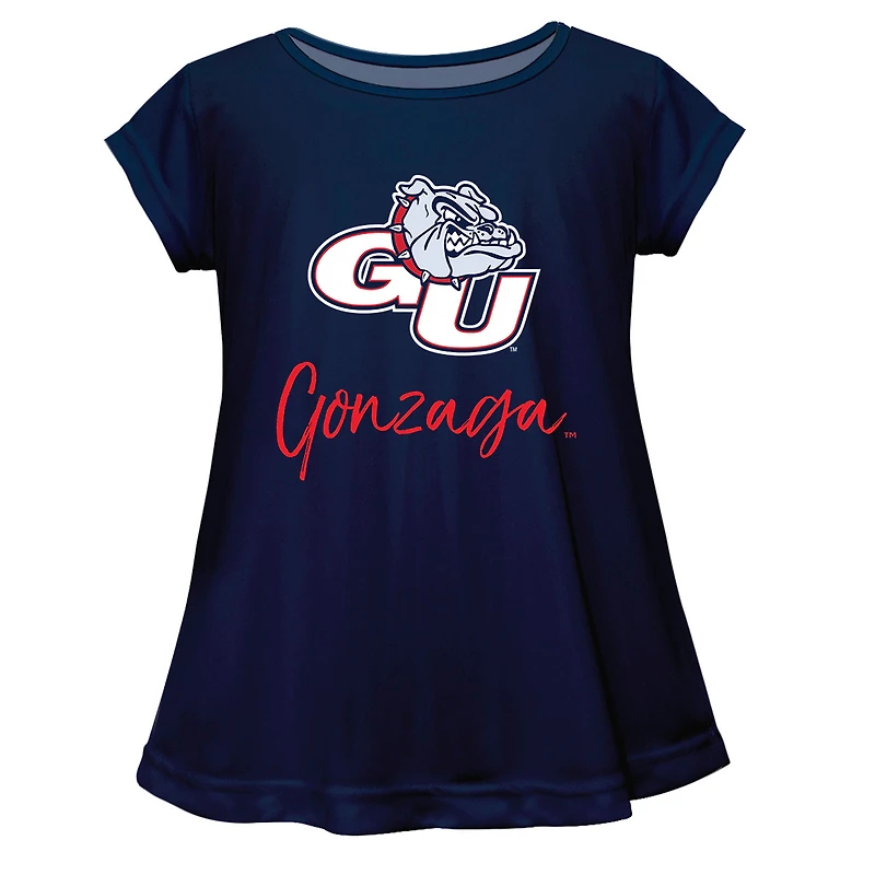 Youth Vive La Fete  Navy Gonzaga Bulldogs Toddler A-Line Top