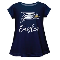 Youth Vive La Fete  Navy Georgia Southern Eagles Toddler A-Line Top