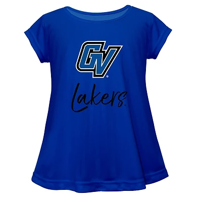 Youth Vive La Fete  Blue Grand Valley State Lakers Toddler A-Line Top