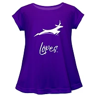 Youth Vive La Fete  Purple Grand Canyon Antelopes Toddler A-Line Top