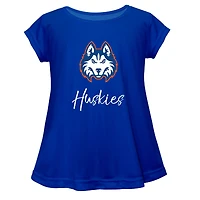 Youth Vive La Fete  Blue Houston Christian Huskies Toddler A-Line Top
