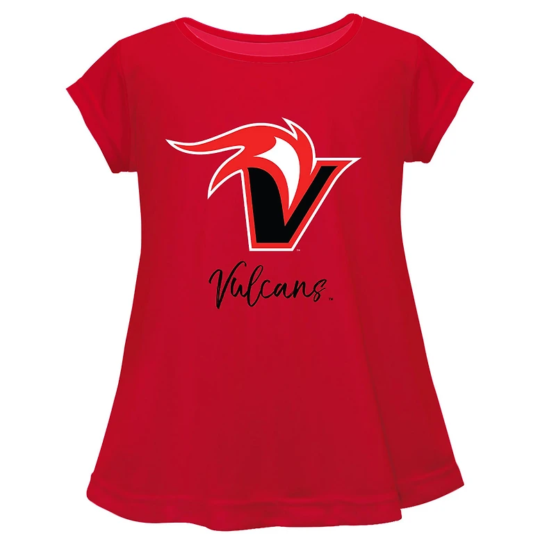 Youth Vive La Fete Red Hawaii Hilo Vulcans Toddler A-Line Top