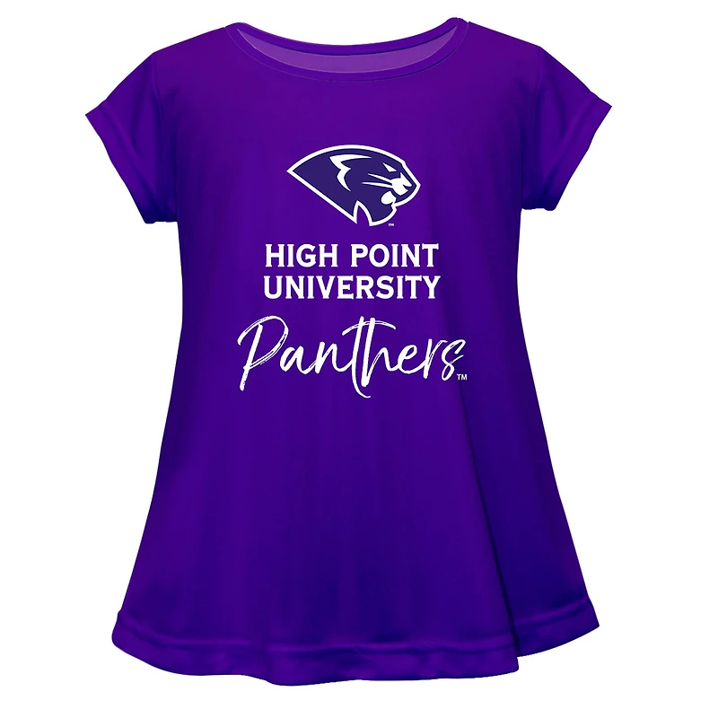Youth Vive La Fete  Purple High Point Panthers Toddler A-Line Top