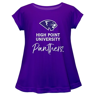 Youth Vive La Fete  Purple High Point Panthers Toddler A-Line Top