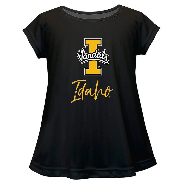 Youth Vive La Fete  Black Idaho Vandals Toddler A-Line Top