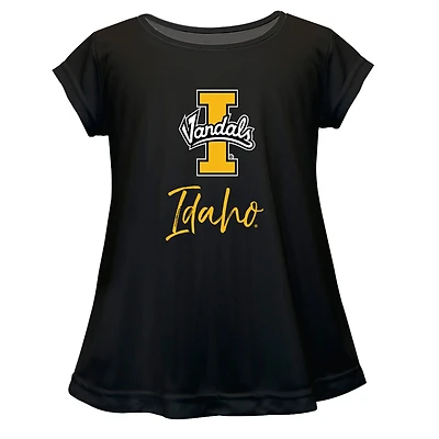Youth Vive La Fete  Black Idaho Vandals Toddler A-Line Top