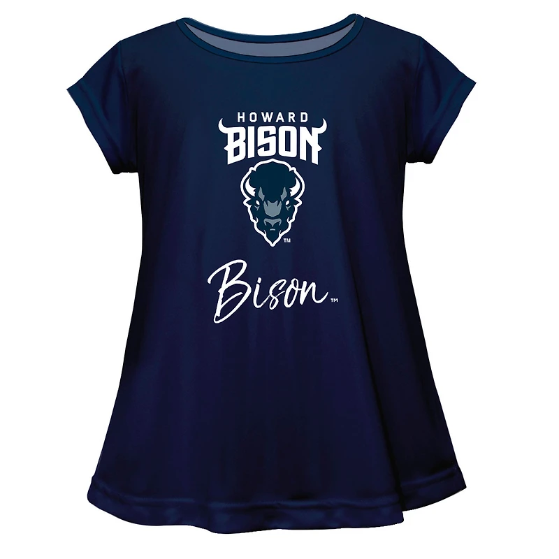 Youth Vive La Fete Navy Howard Bison Toddler A-Line Top