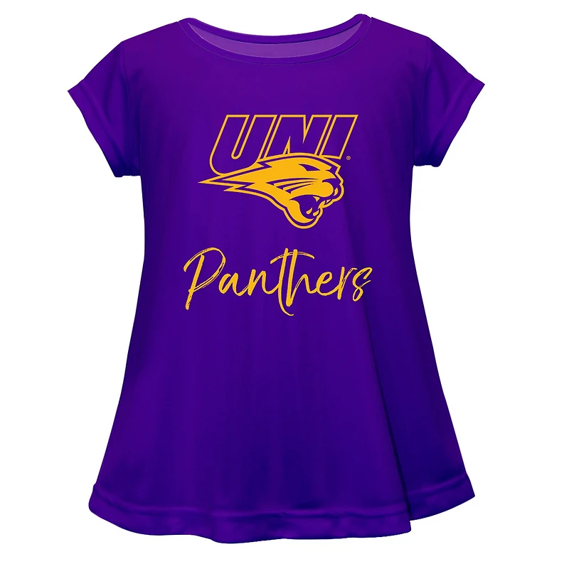 Youth Vive La Fete  Purple Northern Iowa Panthers Toddler A-Line Top