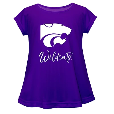 Youth Vive La Fete  Purple Kansas State Wildcats Toddler A-Line Top