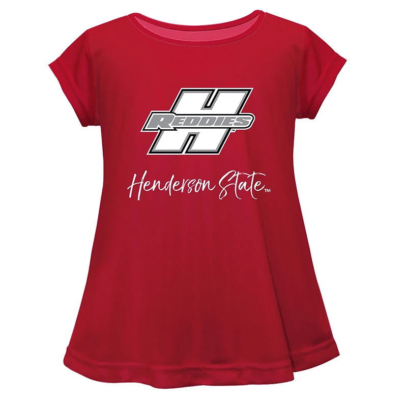 Youth Vive La Fete Red Henderson State Reddies Toddler A-Line Top