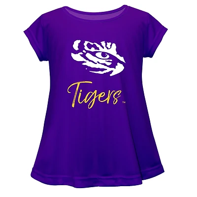 Youth Vive La Fete  Purple LSU Tigers Toddler A-Line Top