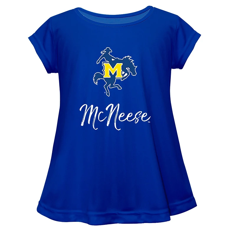 Youth Vive La Fete  Blue McNeese State Cowboys Toddler A-Line Top