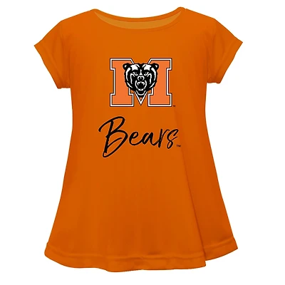 Youth Vive La Fete  Orange Mercer Bears Toddler A-Line Top