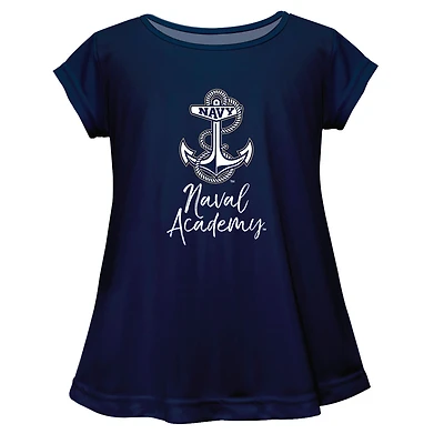 Youth Vive La Fete  Navy Navy Midshipmen Toddler A-Line Top