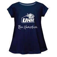Youth Vive La Fete  Navy New Hampshire Wildcats Toddler A-Line Top