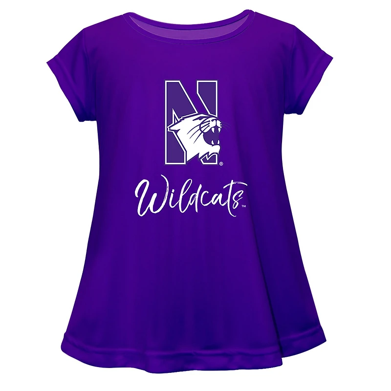 Youth Vive La Fete  Purple Northwestern Wildcats Toddler A-Line Top