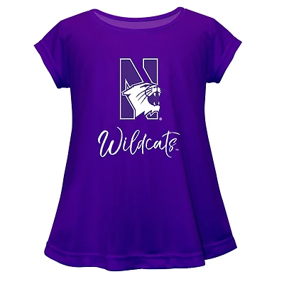 Youth Vive La Fete  Purple Northwestern Wildcats Toddler A-Line Top
