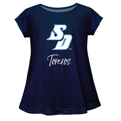 Youth Vive La Fete  Navy San Diego Toreros Toddler A-Line Top