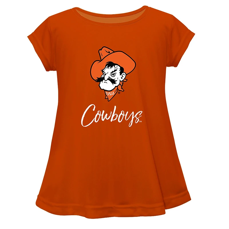 Youth Vive La Fete  Orange Oklahoma State Cowboys Toddler A-Line Top