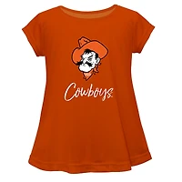 Youth Vive La Fete  Orange Oklahoma State Cowboys Toddler A-Line Top