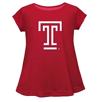 Youth Vive La Fete  Cherry Temple Owls Toddler A-Line Top