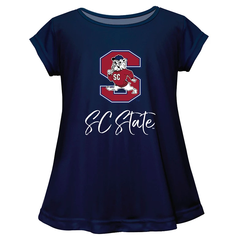 Youth Vive La Fete  Navy South Carolina State Bulldogs Toddler A-Line Top